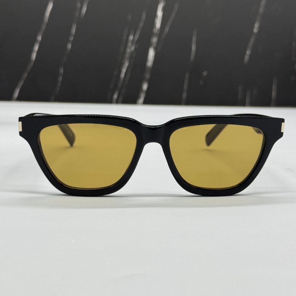 NEW SAINT LAURENT SL462 SULPICE 009 SUNGLASSES BLACK EYEWEAR SL 462 SULPICE 009 - Picture 3 of 11